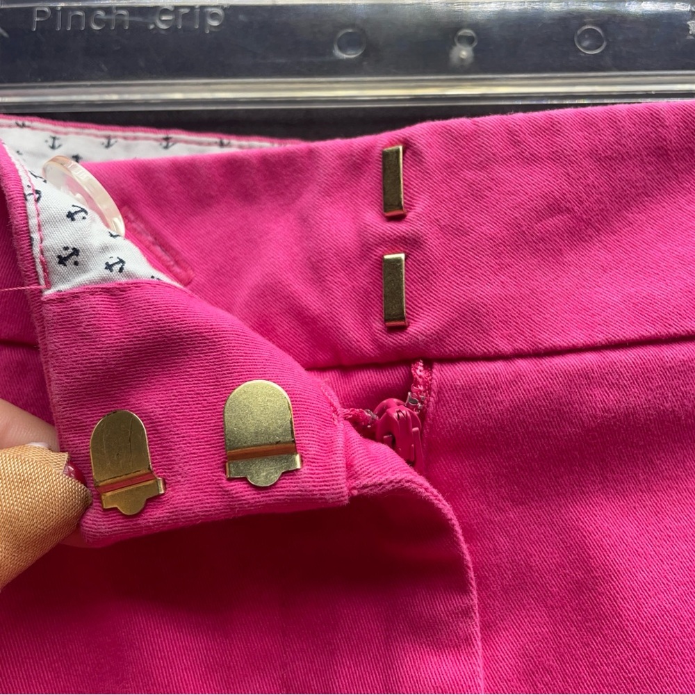 Nautica Pink Cotton Khaki Pocket Shorts Sz 10 - Picture 5 of 6